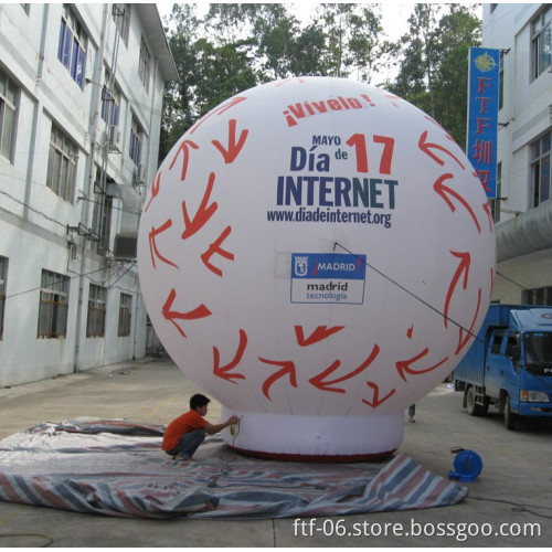 Advertising inflatable ground ballon
